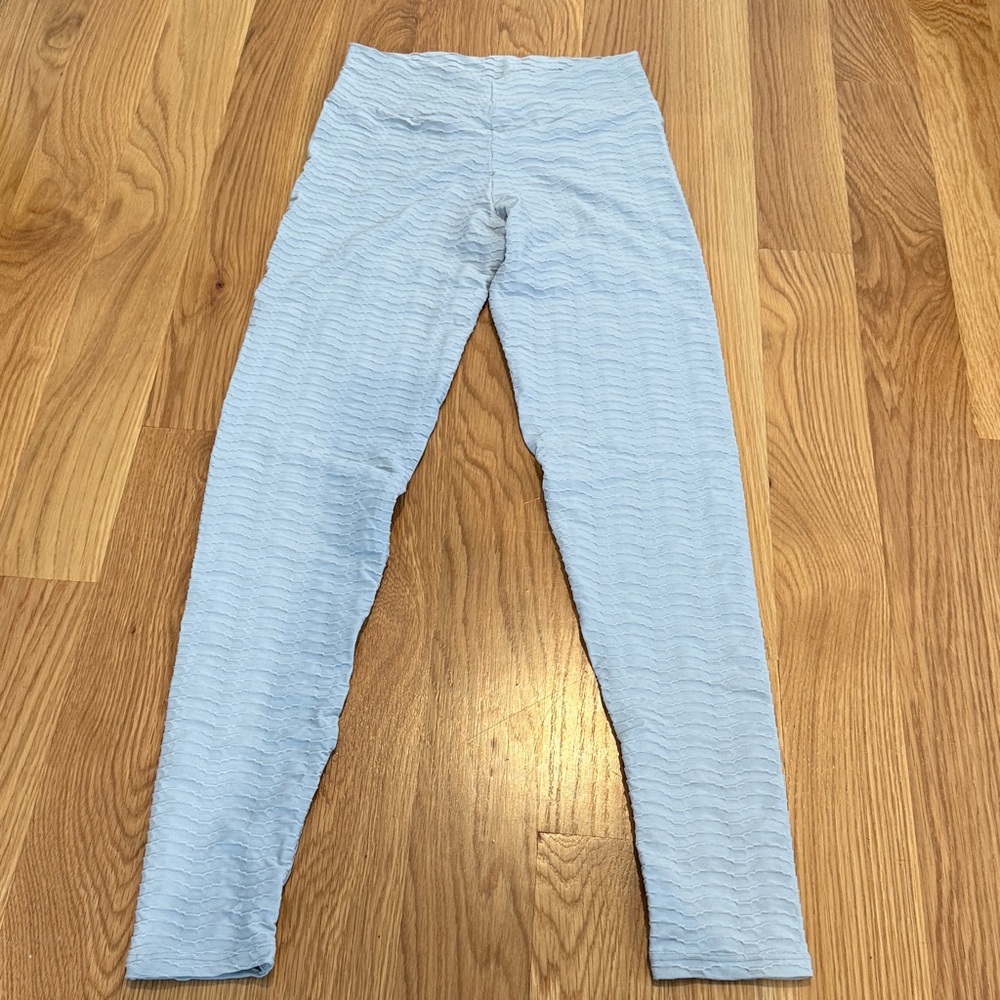 Booty by Brabants Textured Leggings Light Grey